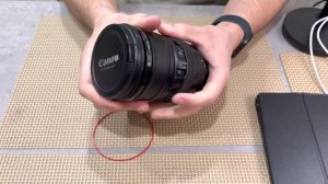 Как надеть красное кольцо на объектив Canon