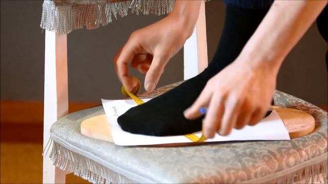Как снять мерку с ноги. смотреть онлайн