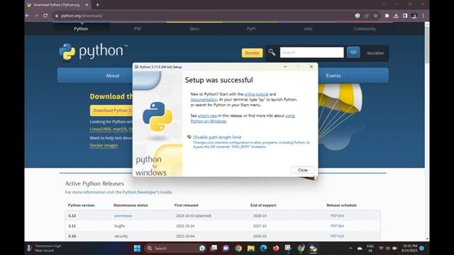 How to download Python for Windows 11