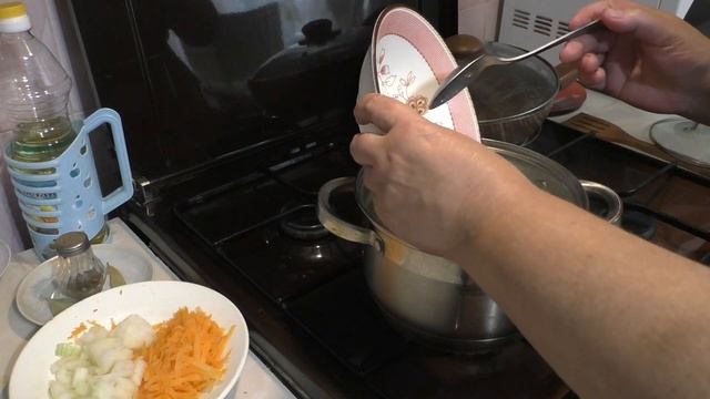 Суп с пшеничной крупой. Рецепт простой и вкусный. смотреть онлайн