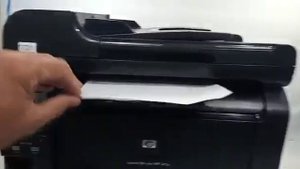 TESTE DE FUNCIONAMENTO HP LASERJET 100 COLOR MFP M175A Z1721