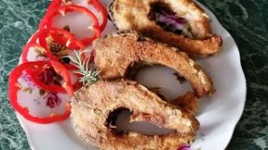 Жареный сазан.