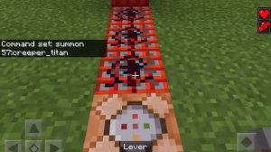 Как вызвать Creeper Titan в Minecraft BE / PE