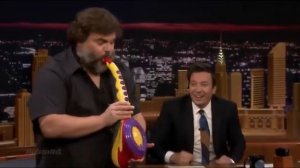 Jack black playing the sax a boom