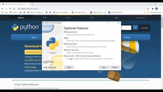 INSTALL PYTHON 3.9.1 IN WINDOWS 10