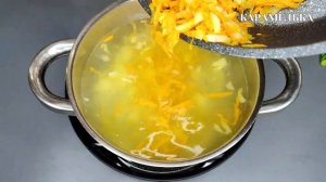 Очень вкусный? насыщенный супчик с печенью по-домашнему. Так мало кто готовит, а зря!