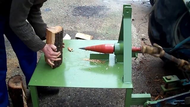 Дровокол навесной на трактор. смотреть онлайн