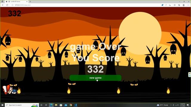 JavaScript 2D Game Project| Selection program | Java Institute | Sineth Deshabhi.