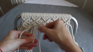 DIY Macrame Chair Tutorial #2 / Macrame Stool