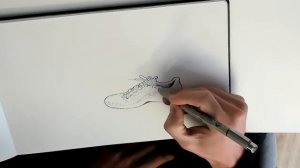 Sketch Timelapse: Nike Sneakers