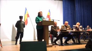 Нина Зайцева на сходе казаков Дона