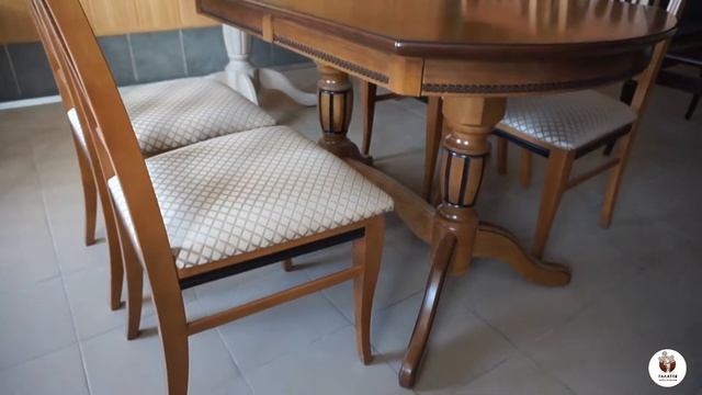 ОБЕДЕННАЯ ГРУППА "ЛИРАНА-КУБОК" ДЕРЕВЯННАЯ МЕБЕЛЬ смотреть онлайн