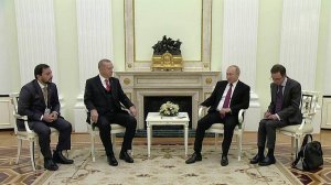 В Кремле проводят переговоры Владимир Путин и Реджеп Тайип Эрдоган