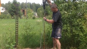 Модульная система заземления Zandz - забивание 3 го штыря (4,5М)