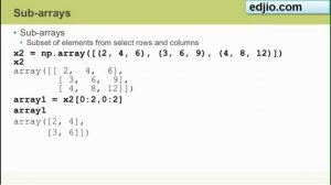 Numpy Operations