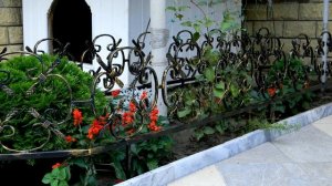 Ковка красивый заборчик для клумбы, для палисадника, для цветника, кованное ограждение из металл