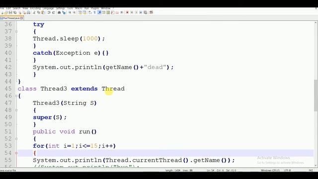 Java Threading | Threading in java | Program Practical