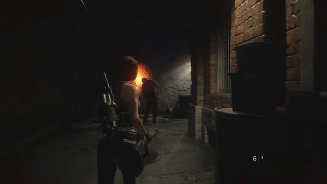 Прохождение #Resident evil 3 =) #4 НЕМЕЗИС С ГРАНАТОМЁТОМ | джил валентайн убегает через толпу зомб
