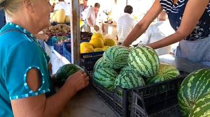 Станица Варениковская.  Рынок 18.08.18г.