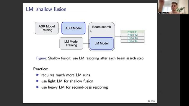 Обработка аудио 2023. Лекция 3. (ASR 2: RNN-T, Conformer, Whisper, LMs in ASR) смотреть онлайн