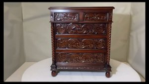Комод B080 из массива махагона