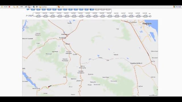 Решение задачи коммивояжёра с помощью программы AnyLogic