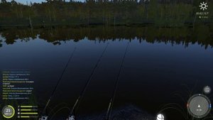 Русская рыбалка 4 - озеро Старый Острог - Налим на яме у острова