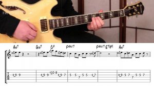 Sunny - Learn The Melody - Jazz Guitar Lesson