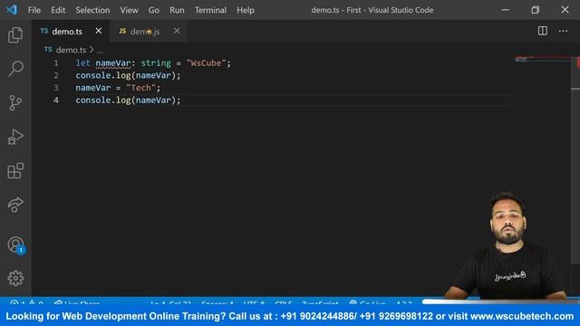 What are the Basic Types of Typescript & How its Work? | Typescript Tutorial