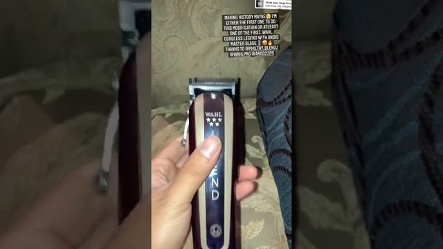 Wahl Cordless Legend (with andis master blade)