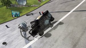 Полиция поймала преступника в BeamNG.drive