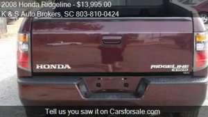2008 Honda Ridgeline RTL 4x4 Pickup Crew Cab for sale in For