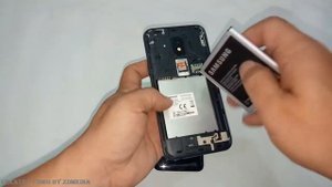 How To Insert Sim Card and MicroSD Card Samsung J2 Core Black