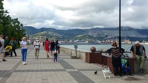 Прогулка по Новороссийску. Лето 2021. Набережная, море, центр города, вечерний Новороссийск