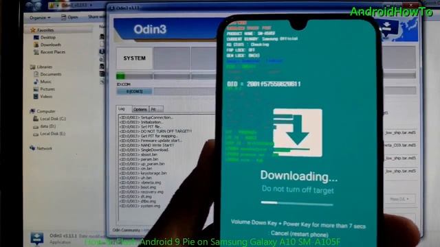 How to Flash Android 9 Pie on Samsung Galaxy A10 SM-A105F смотреть онлайн