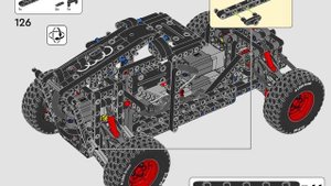 LEGO Technic 42160, Audi RS Q e-tron - building instructions