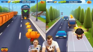 Братский забег в игре Том бег за золотом! Зомби Бен против железного Бена от Каталекс!