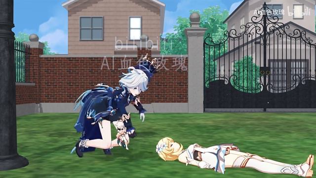 [Genshin Impact] Tom & Jerry Parody | Flirty Birdy | Lumine & Paimon