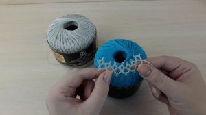 Обзор пряжи Денди от Камтекс для фриволите / Жемчужный 106 и Лагуна 129