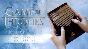 Game of Thrones - Main Theme - Kalimba Cover With Tabs