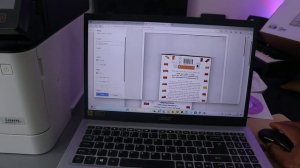 Canon I-Sensys MF651Cw Wireless Set With a Laptop and Print Your Document