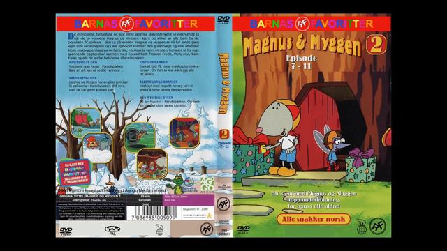 Magnus og Myggen Volum 2: Episode 7-11 2006 Norwegian RF DVD Cover смотреть онлайн