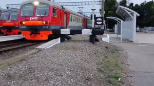Две эд9м с сообщением Тимашевск-Краснодар 1 ст. Краснодар 2