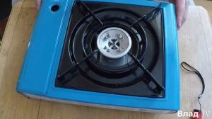 Суперская, лучшая, газовая плитка "Булин BL100-B15". И мини теплообменник!