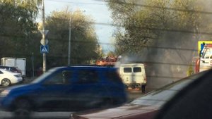 В САМАРЕ ЗАГОРЕЛАСЬ МАШИНА!!!