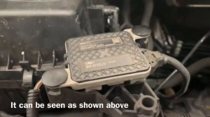 Ford Transit Custom NOX Sensor Location