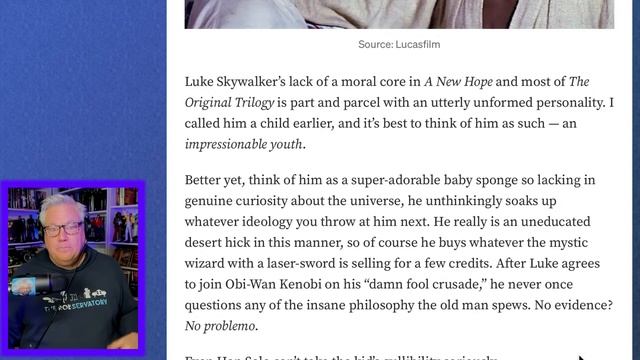 Maybe LUKE SKYWALKER isn't quite the person...or the JEDI...you WANT him to be. ROBSERVATIONS #922 смотреть онлайн