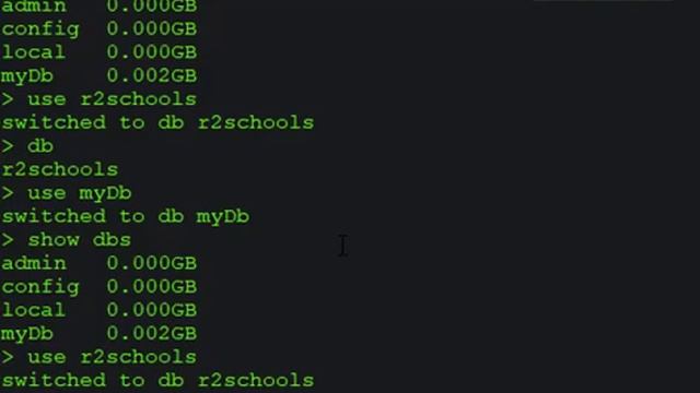 6. MongoDB DBA Tutorials: How to create a Database in MongoDB