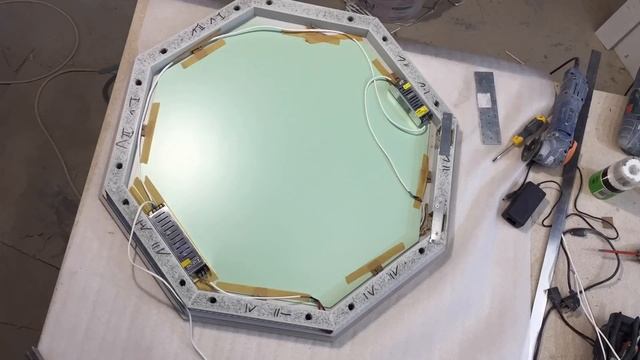 Люстра INFINITY часть 2 3D LED сделана своими руками Infinity mirror chandelier DIY смотреть онлайн