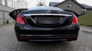 review car Mercedes-Benz S-class W222 , 2013. Обзор авто Мерседес Бенц S-класс 2013 года. Минск